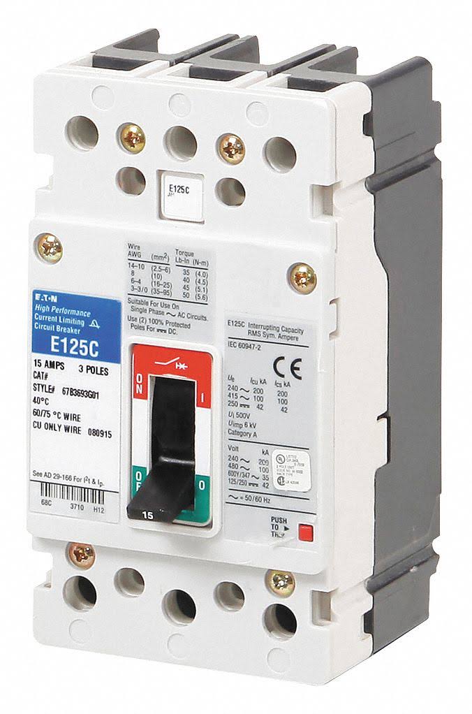 Circuit Breaker, 30A, 3P, 347/600Vac K8078