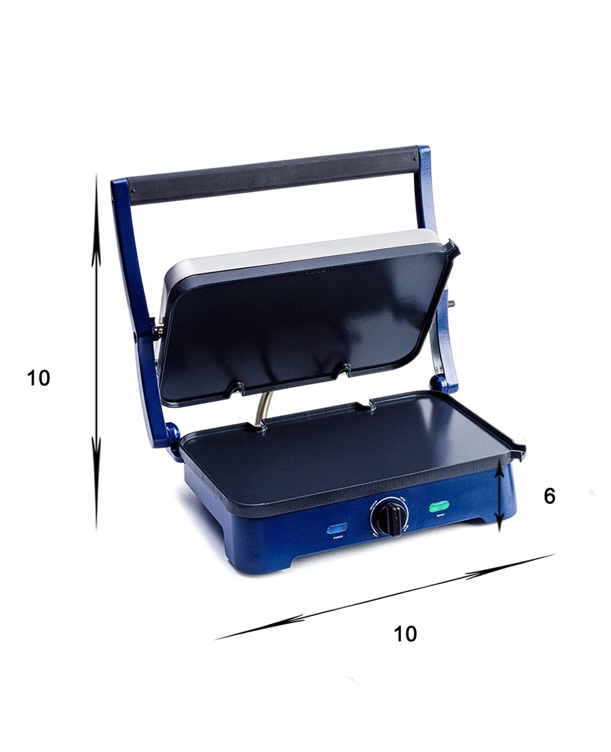 Ceramic Electric Griddle Nonstick with Waffle Plates M1884