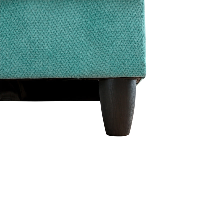 Ocean Green 2 Piece Sectional Sofa Flannelette H35061