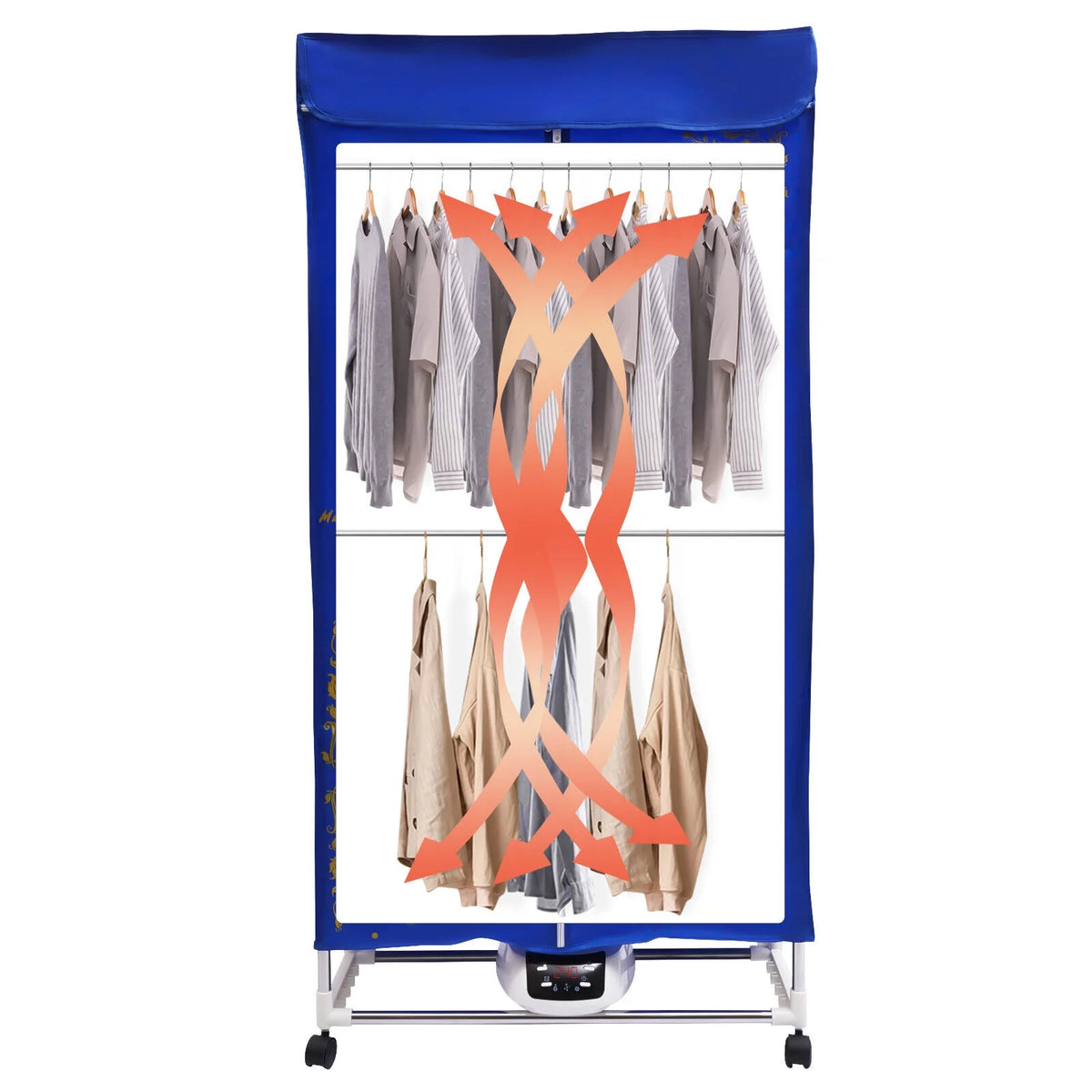 Portable Electric Clothes Drying Machine with Temperature Controller G525