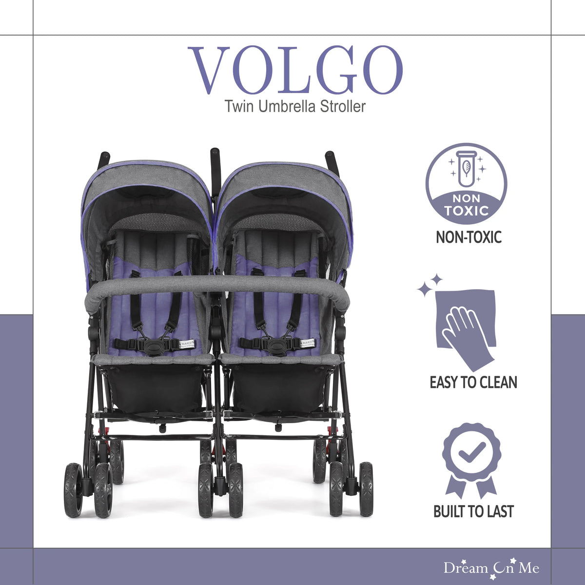 Twin Umbrella Stroller E2038