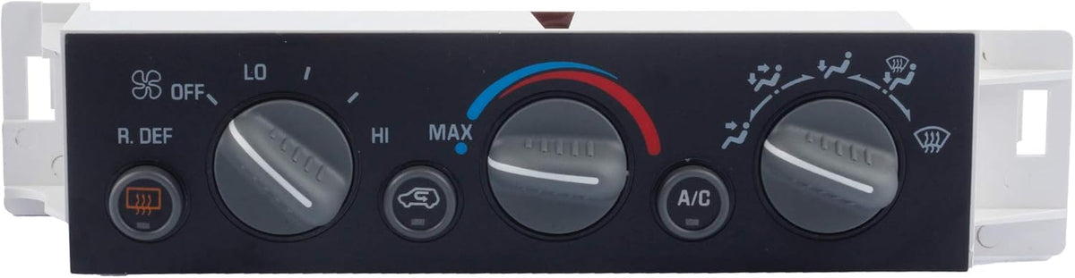 AC Heater Climate Control Panel Module with Rear Window Defogger Switch Compatible with Chevy GMC 1996-2000 Pack of 2 F613125