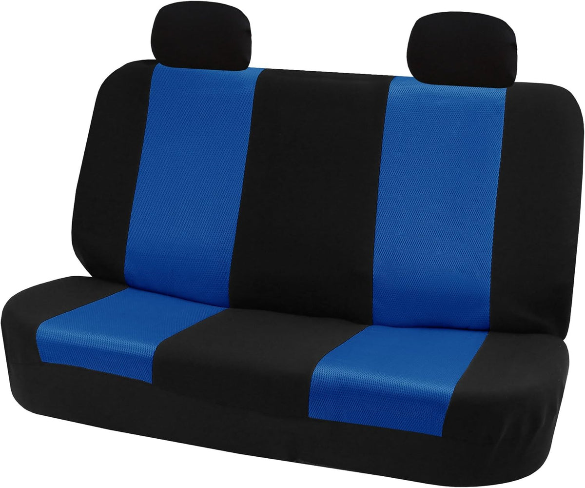 Black Cloth Seat Covers Rear Set D503