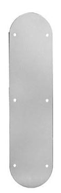 Polished Chrome Self-Adhesive Push Plate Y2418