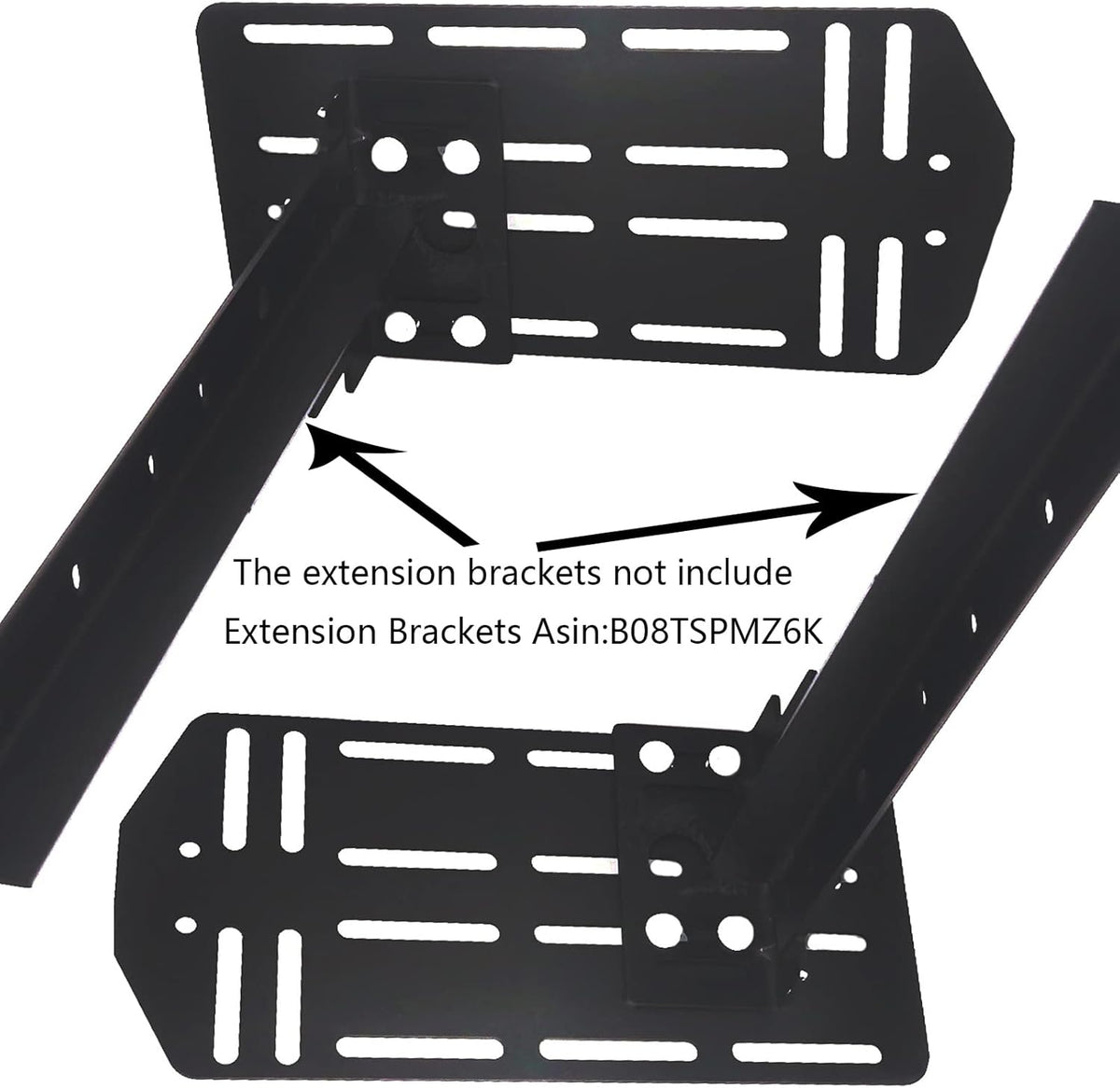 King Bed Headboard Attachment Bracket Modification Plate, Pack of 2 G134