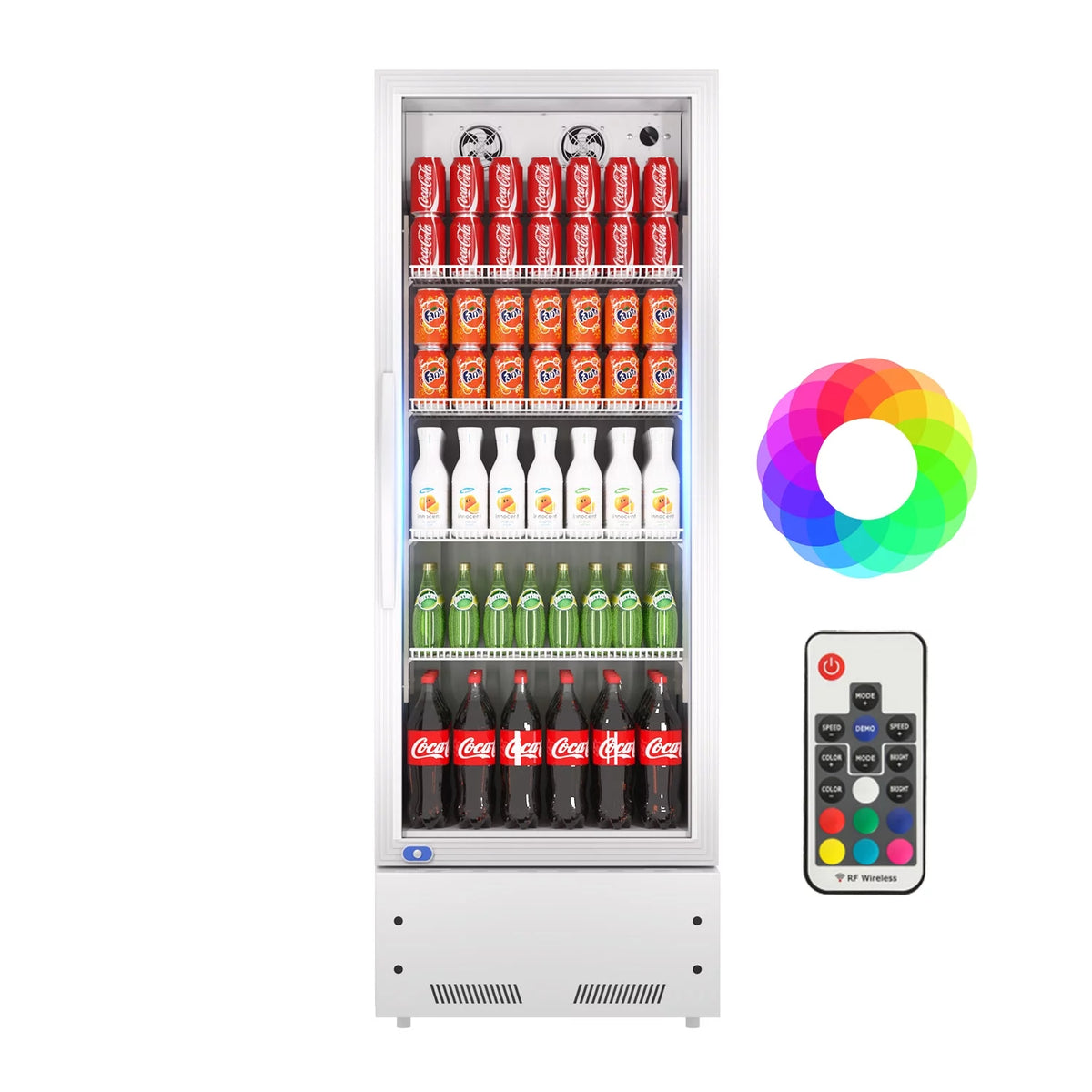 24'' Commercial Display Refrigerator with Glass Door G166