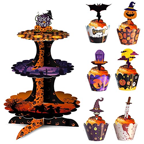 Halloween Tiered Tray Decoration Set 2PC T50765