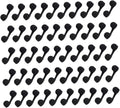 Breathable Nose Plugs 100pcs Washable Dust Filters Soft Sponge K2414