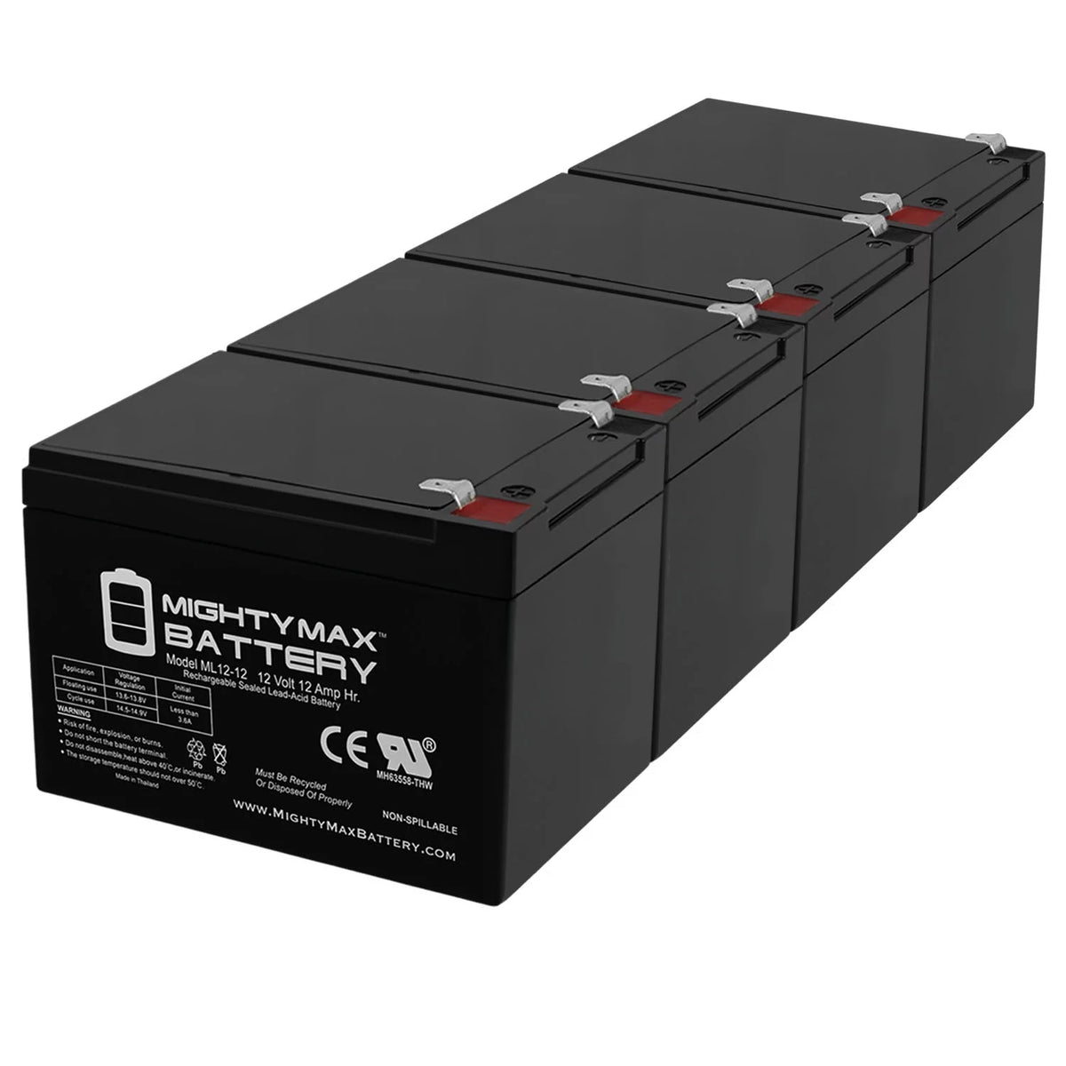 12V 12AH Replacement Battery X420