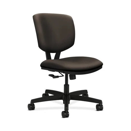 Black Polyurethane Office Chair I491