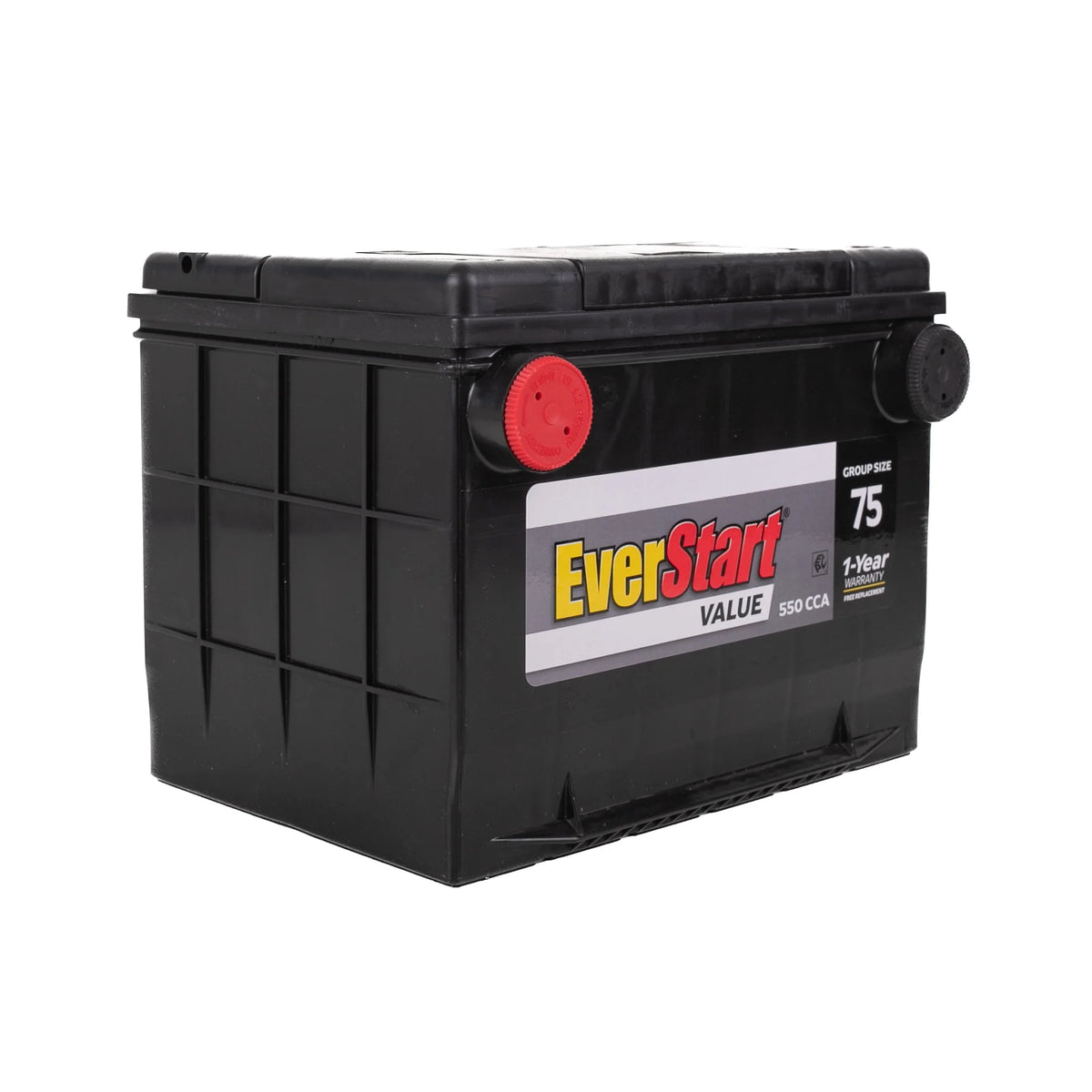 Lead Acid Automotive Battery Group Size 75 12 Volt 550 CCA X659761