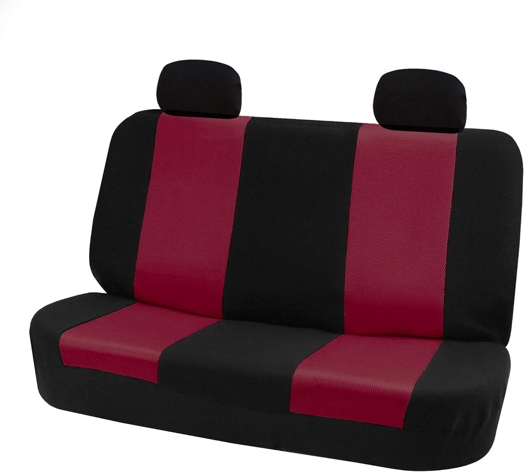 Black Cloth Seat Covers Rear Set D503