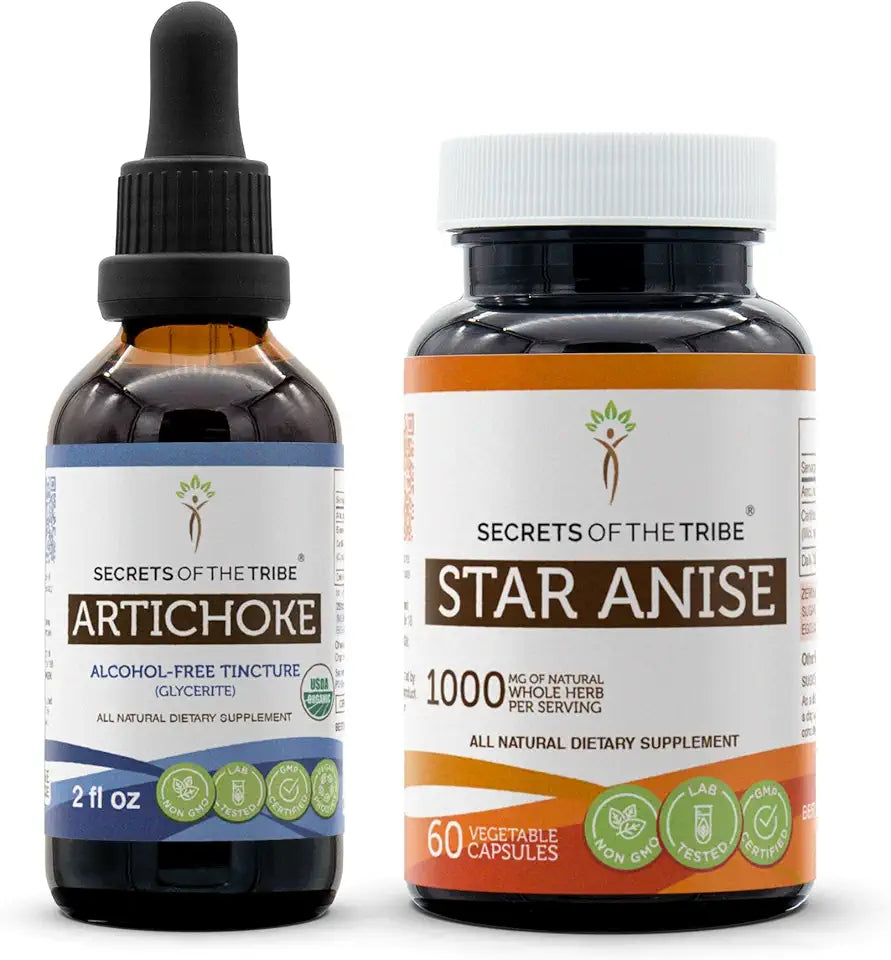 Organic Artichoke and Star Anise Capsules Q690