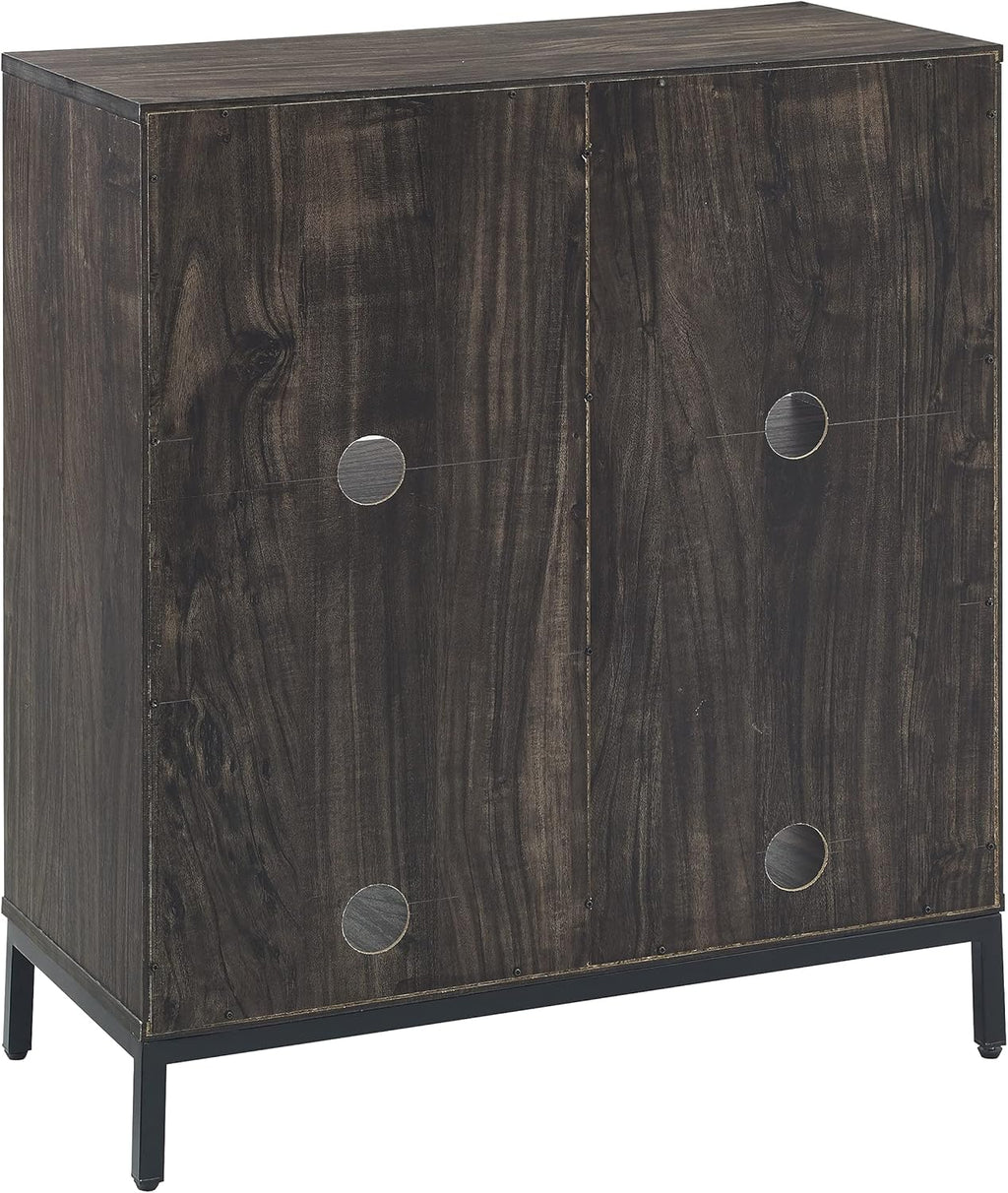 Brown Ash Record Storage Cube Bookcase L8448