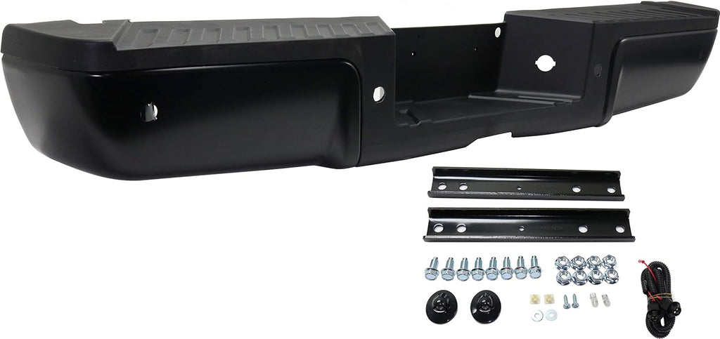 Black Face Steel Step Bumper Assembly J5294