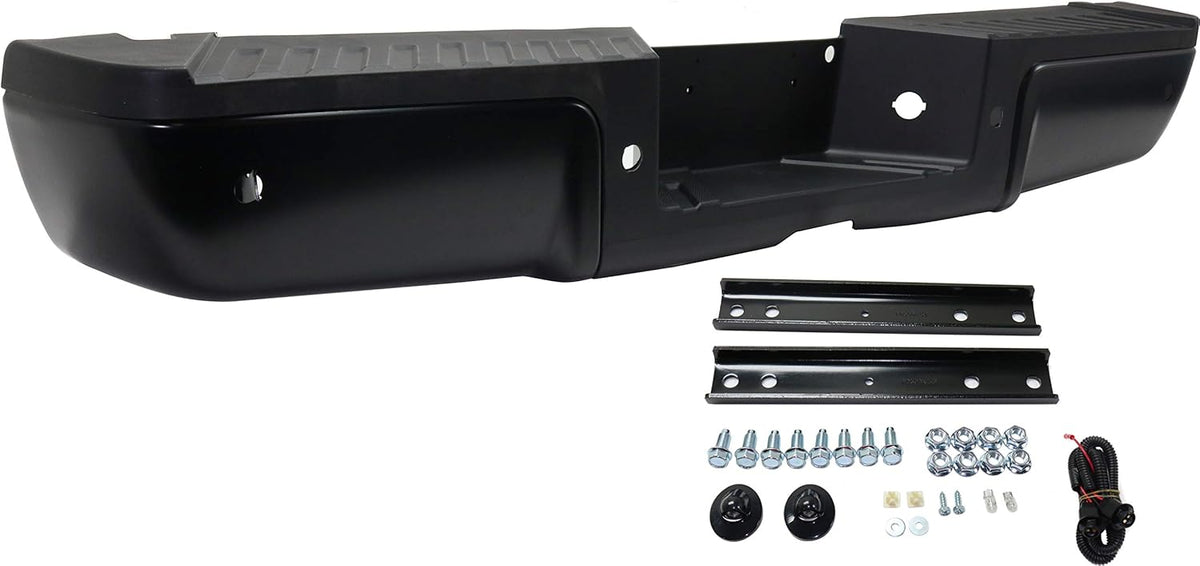 Black Face Steel Step Bumper Assembly J5294