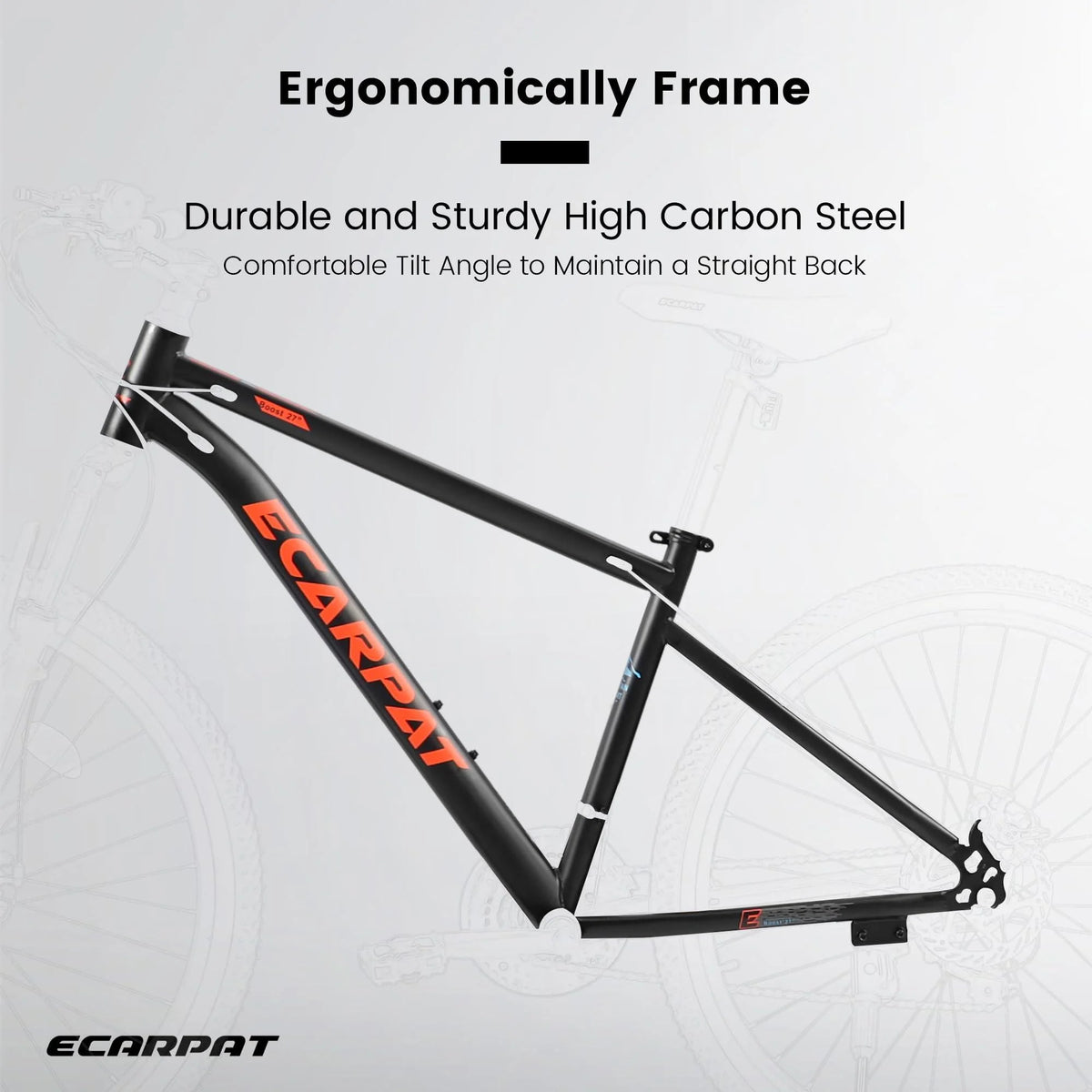 27.5 Inch 21 Speed Carbon Steel Mountain Bike W138