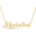 Gold Nameplate Necklace, 16 inches I899