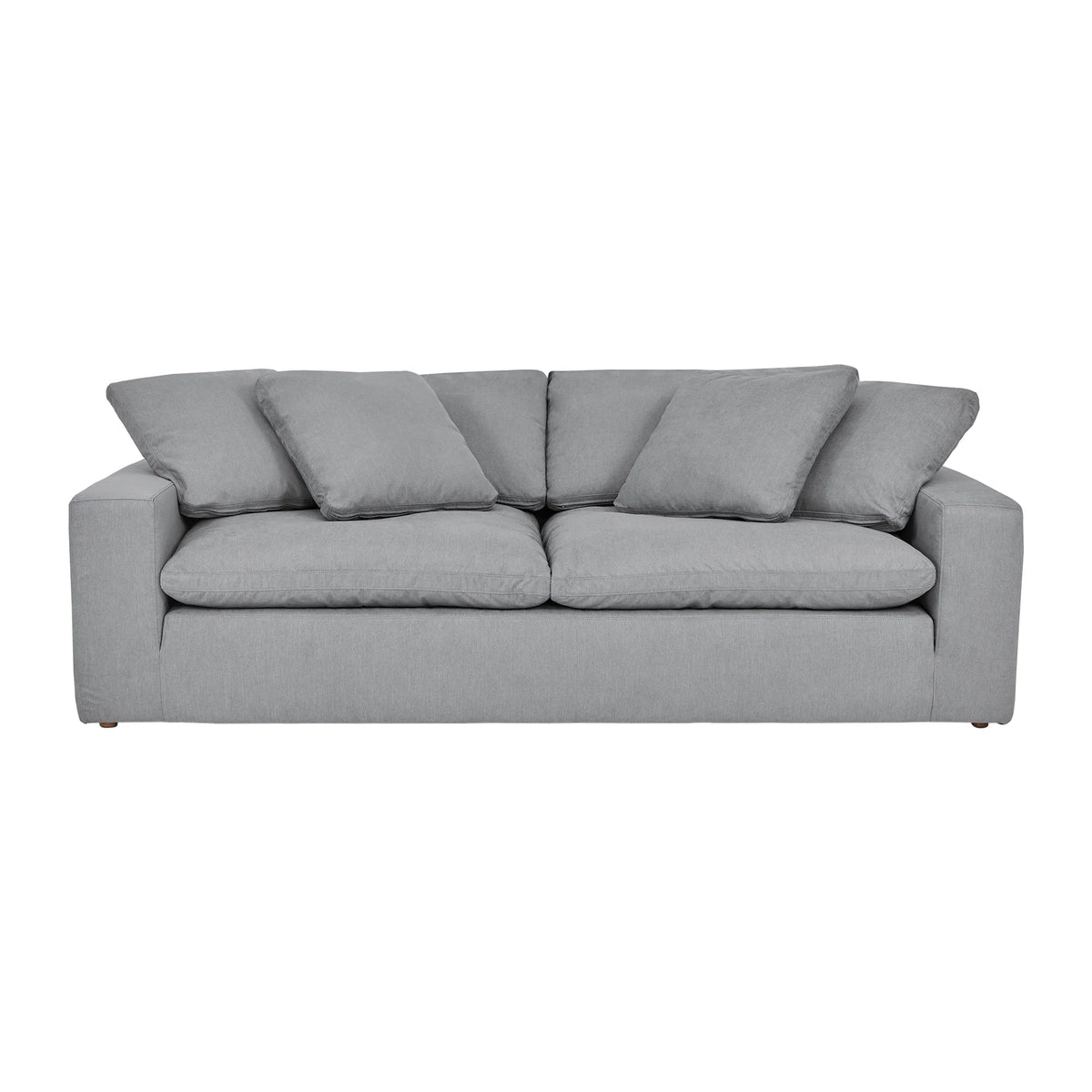 Slate Gray Upholstered Sofa W67311