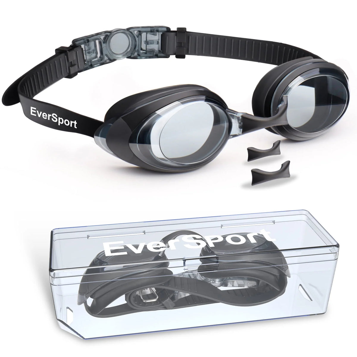 Swim Goggle Anti-Fog No Leak with 3 Nose Pieces P86190