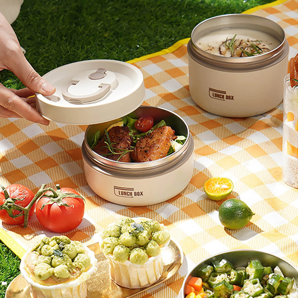 304 Stainless Steel Leakproof Insulated Lunch Box L5591