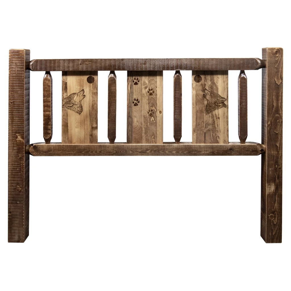 Headboard with Laser Engraved Design F829