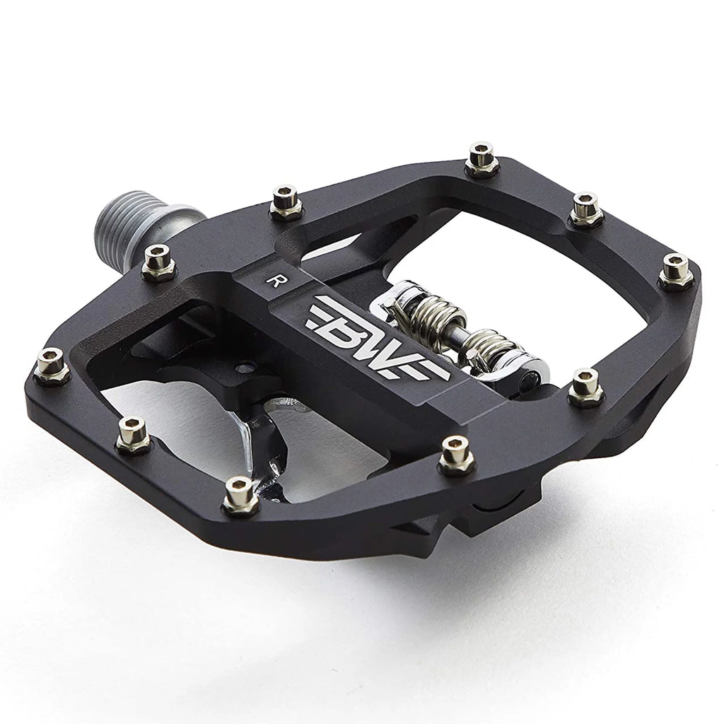 Green Clipless Mountain Bike Pedals with SPD Cleats U30576
