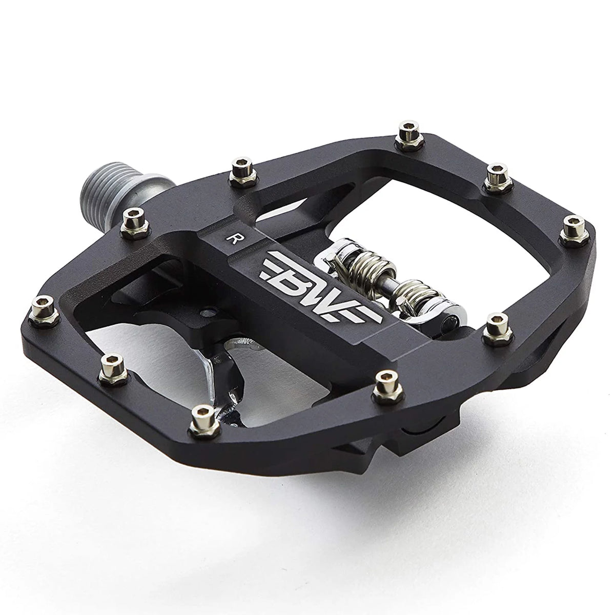 Green Clipless Mountain Bike Pedals with SPD Cleats U30576