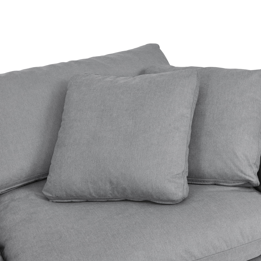 Slate Gray Upholstered Sofa W67311