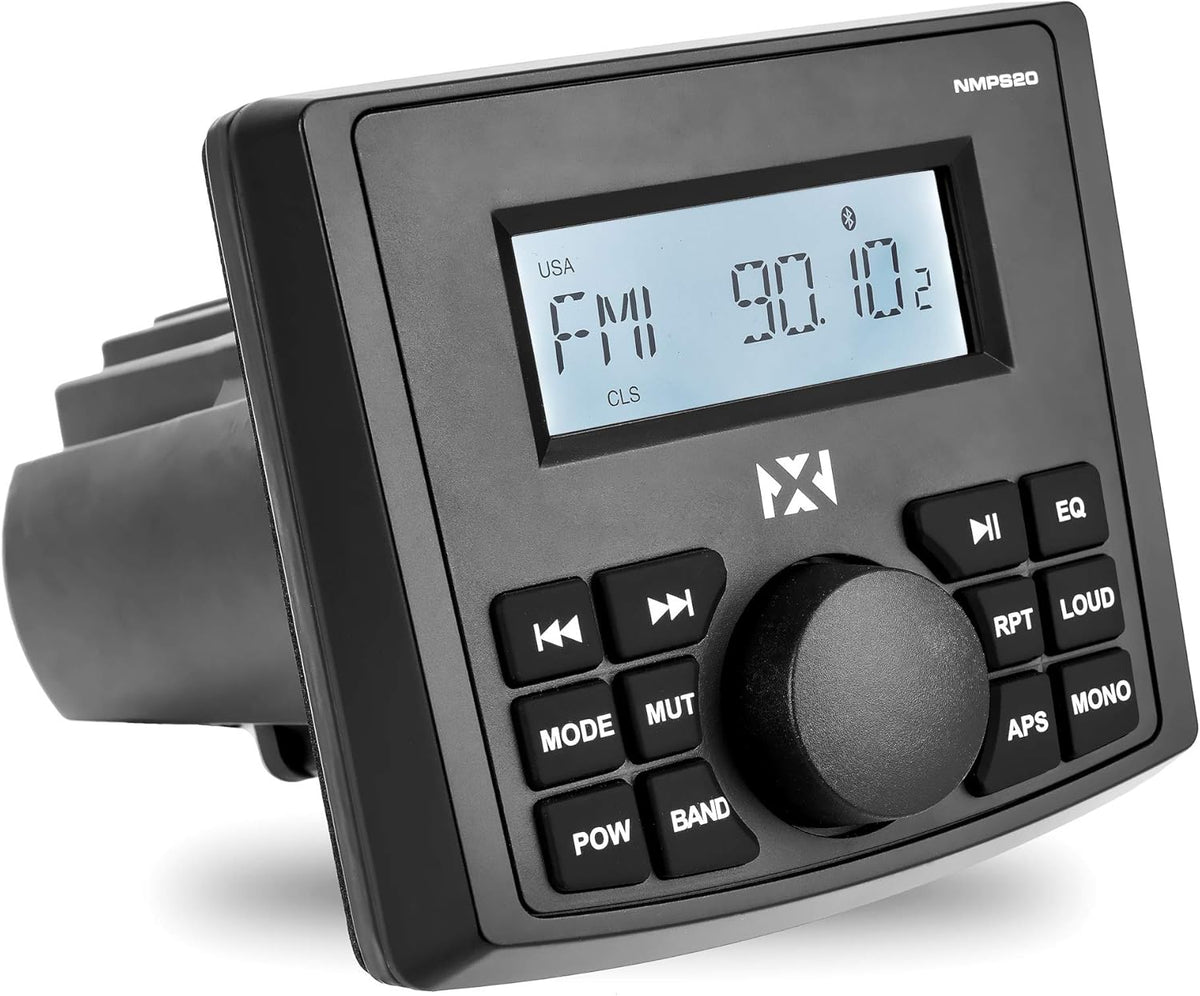 Marine Stereo with Bluetooth and Digital LED Backlit LCD Display M98846