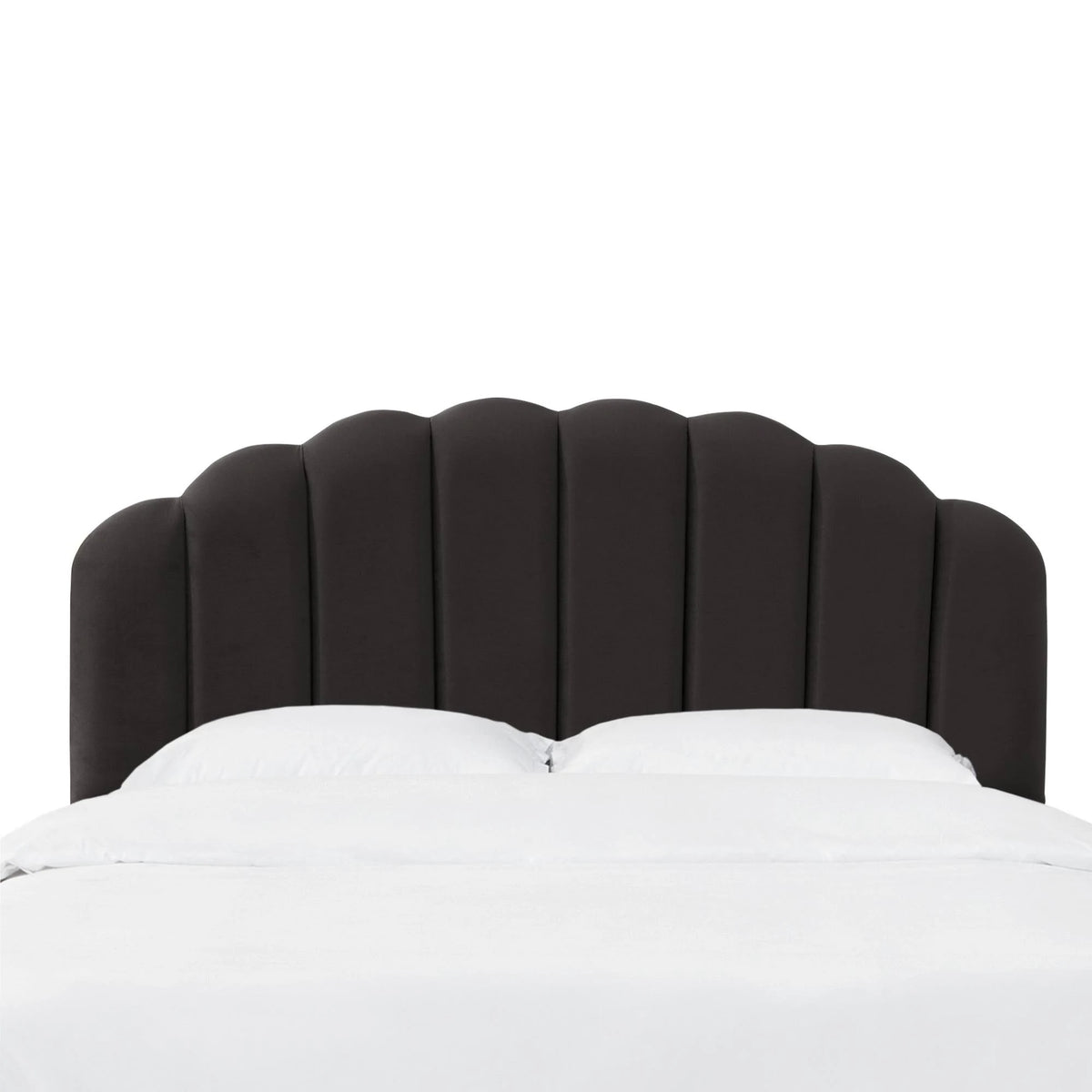 Black Velvet Headboard R31825