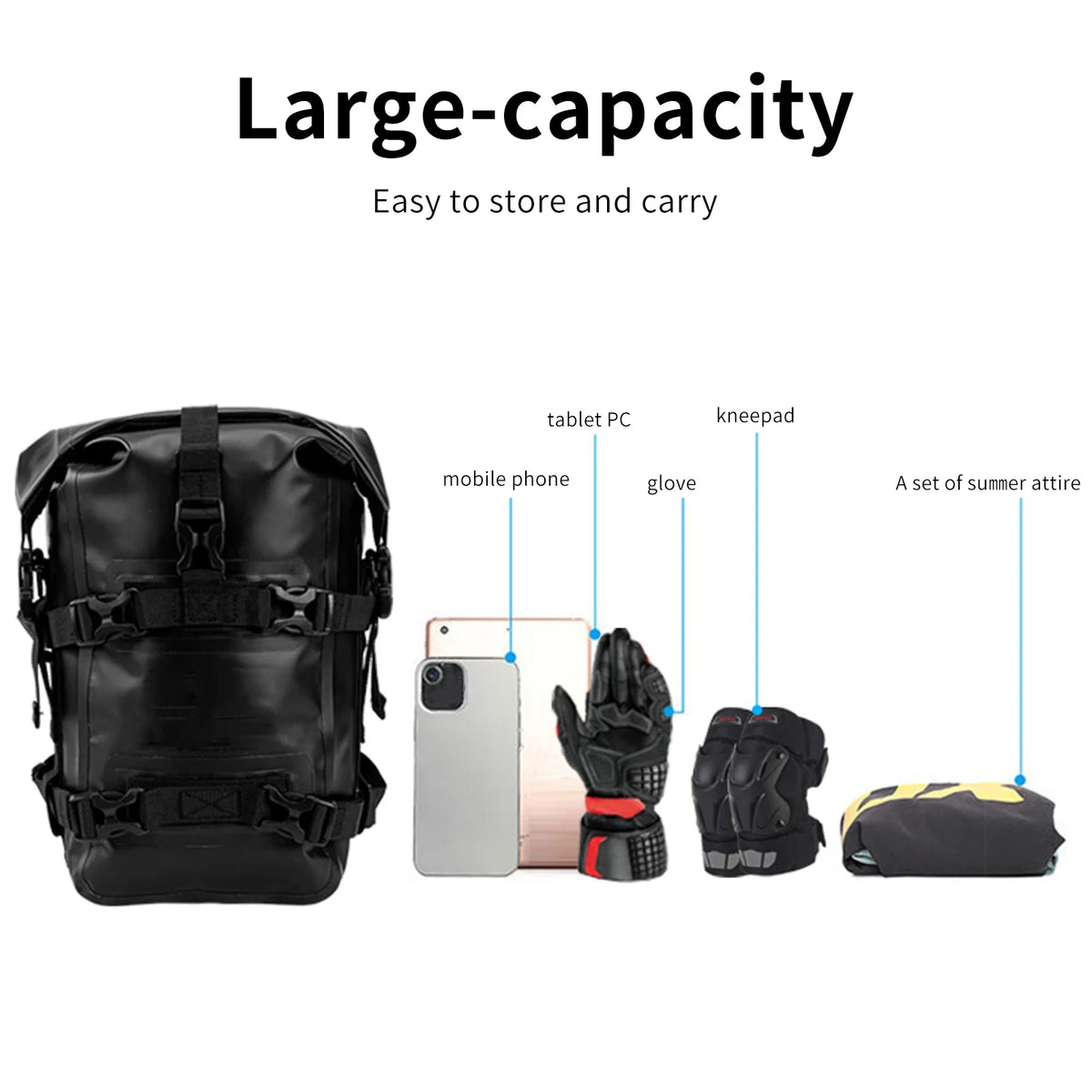 Motorcycle Frame Bag 8L Waterproof B9778