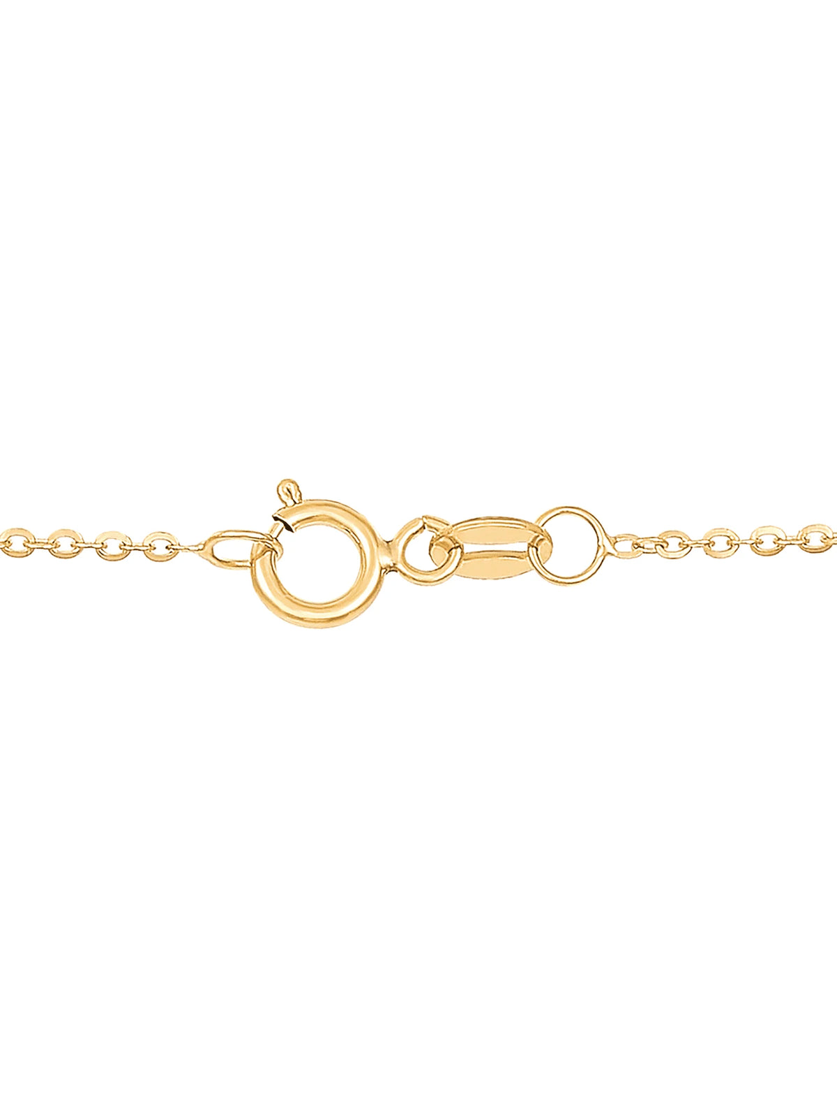 14kt Yellow Gold Solid Cable Chain Necklace K961591