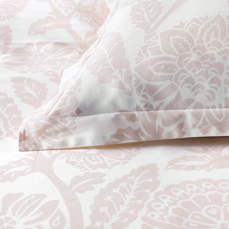 Pink Sand Cotton Sateen Duvet Cover, Twin Z56923