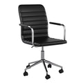 Black Upholstered Office Chair X49181