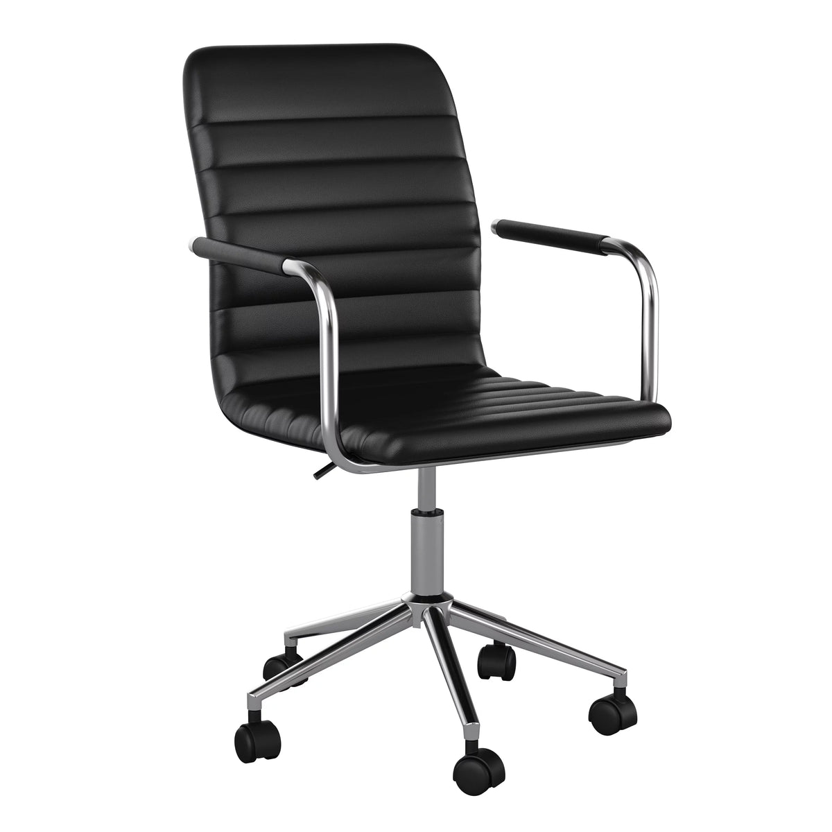 Black Upholstered Office Chair X49181