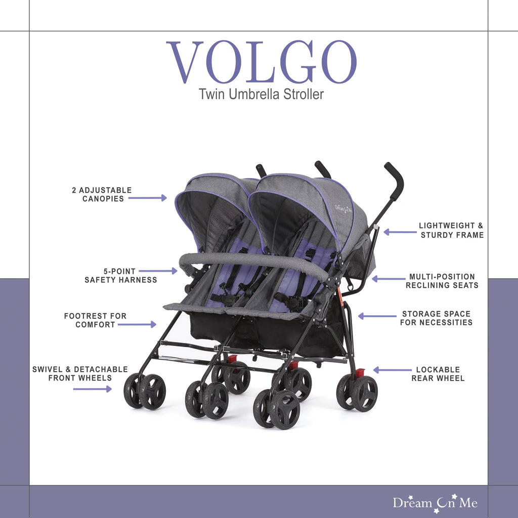 Twin Umbrella Stroller E2038