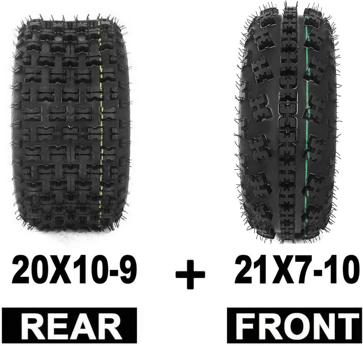 Set of 4 ATV UTV Tires Tubeless T184536