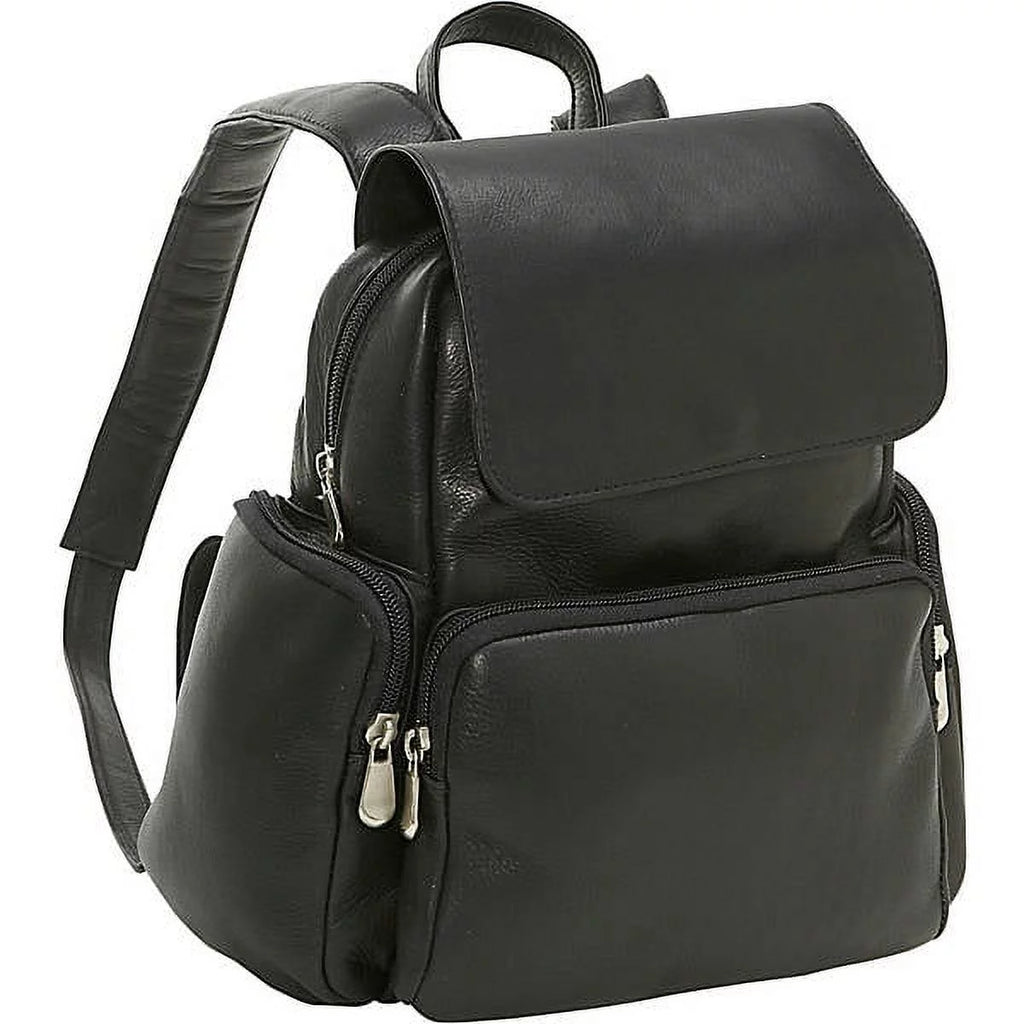 Leather Multi Pocket Backpack E76322