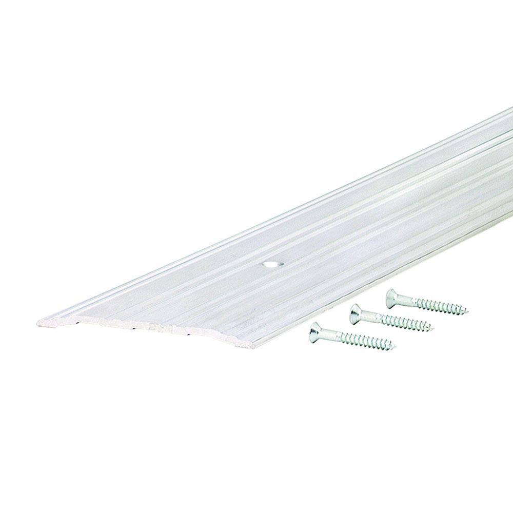 Fluted Saddle 5 in. x 54 in. Aluminum Threshold P8834