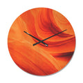 Orange Upper Antelope Canyon Landscape Wood Wall Clock O8507