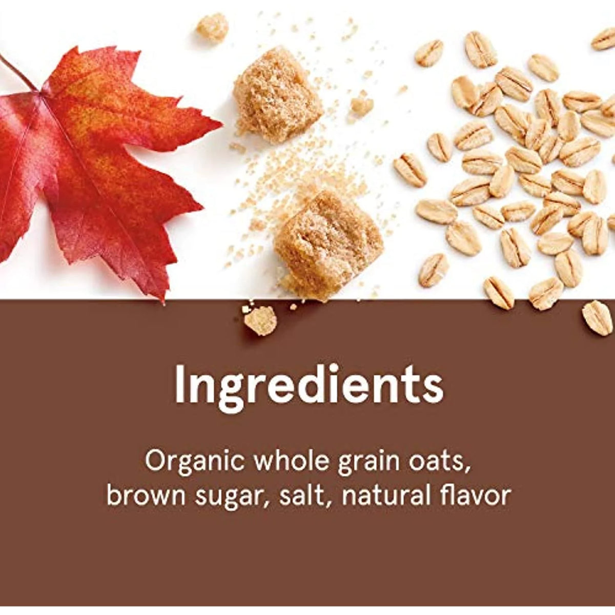 Organic Maple & Brown Sugar Instant Oatmeal, 8 Packets (6 Boxes) A6712