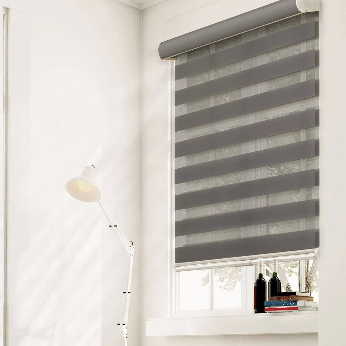 68 inch x 72 inch Cordless Zebra Roller Shades I385437