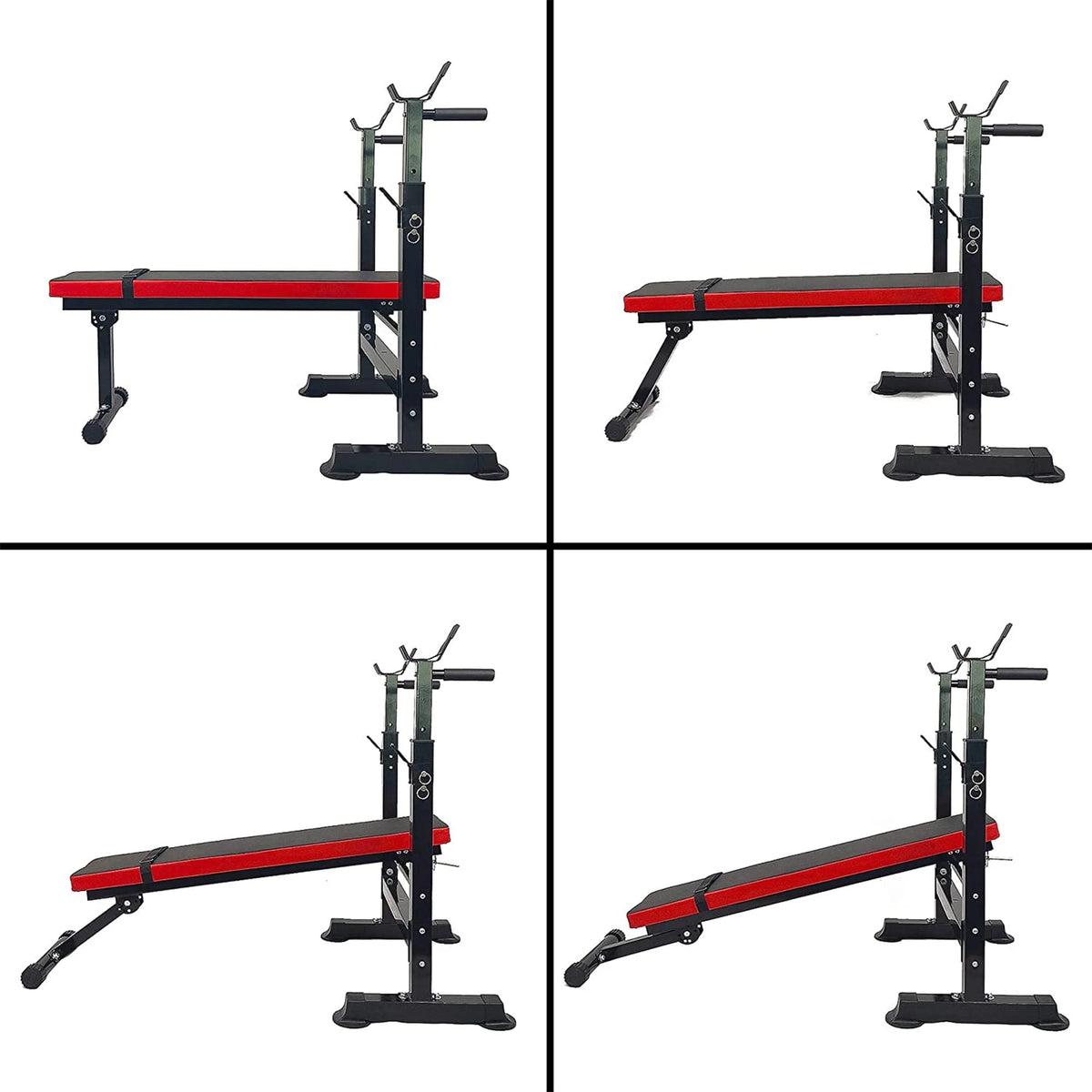 Adjustable Olympic Workout Bench with Squat Rack Y2871