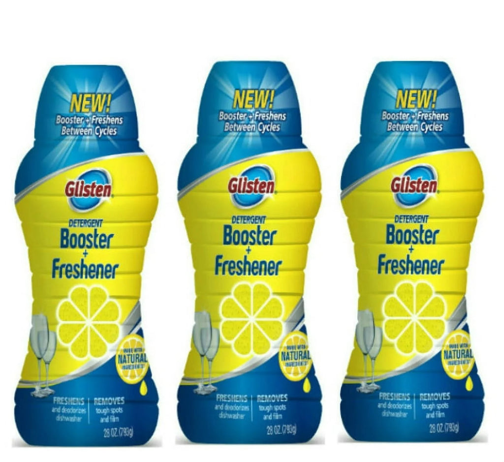 Dishwasher Detergent Booster + Freshener, 28 oz, 3 Bottles V752177