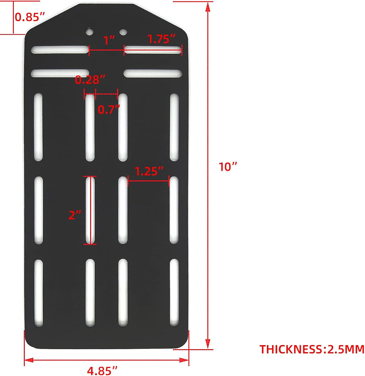 King Bed Headboard Attachment Bracket Modification Plate, Pack of 2 G134