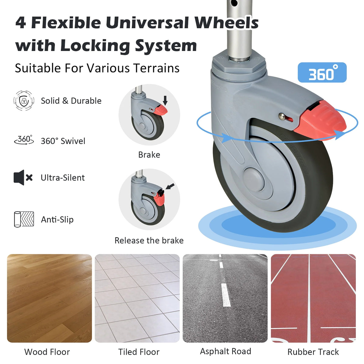 4-in-1 Commode Chair with Detachable Bucket Y1095