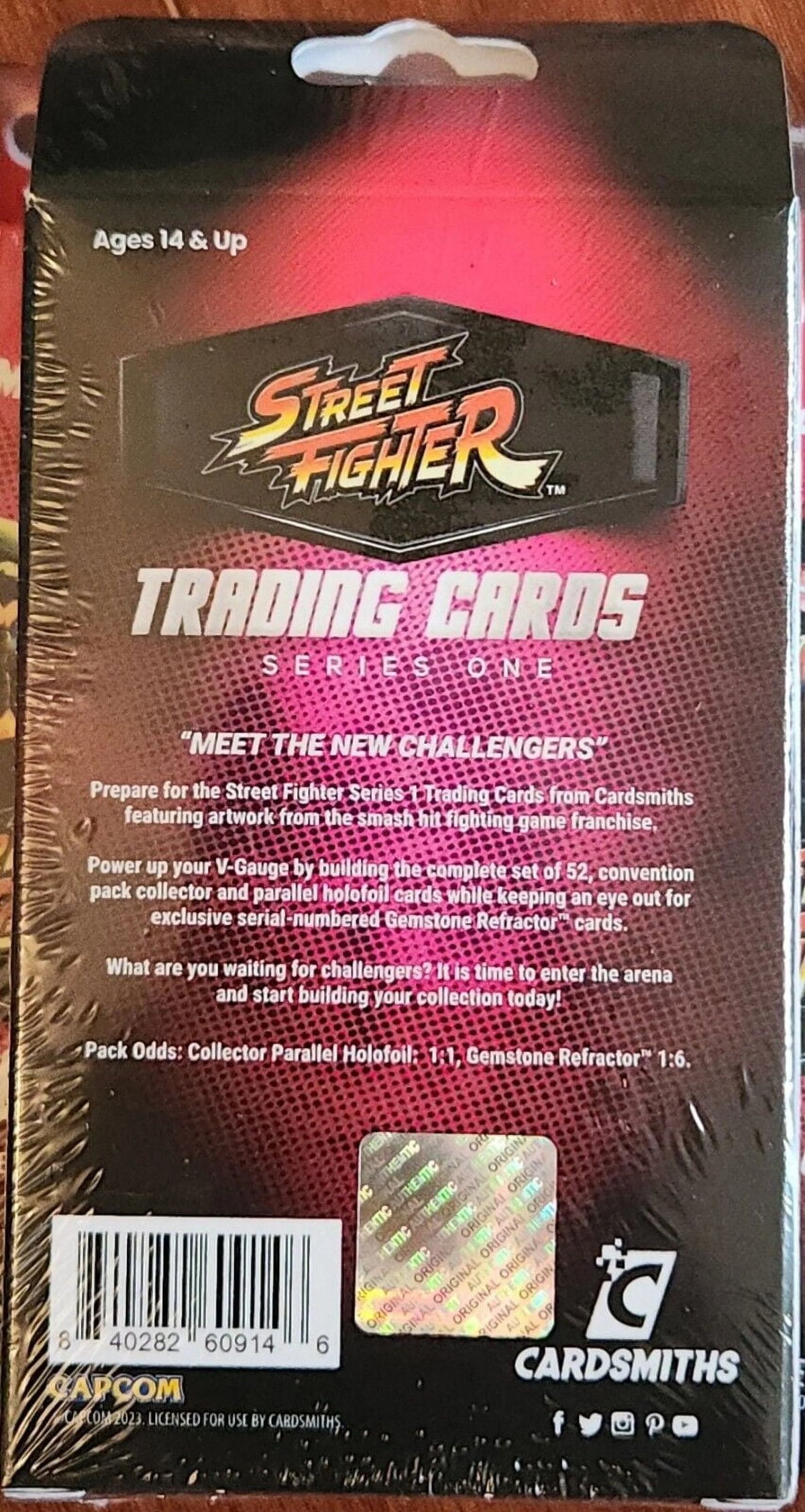 Street Fighter Trading Cards Convention Exclusive Box L178765
