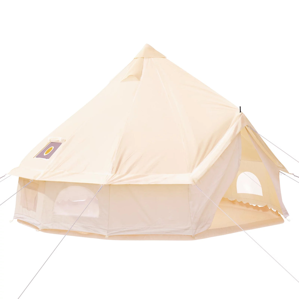 Canvas Bell Tent with Stove Jacket Waterproof 4 Seasons G95514