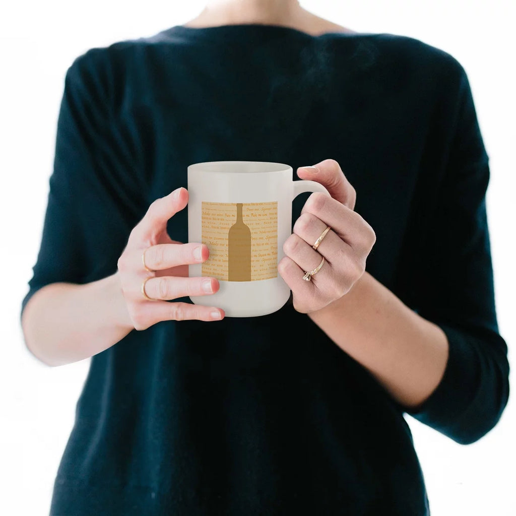 Ceramic 15oz White Mug L6184